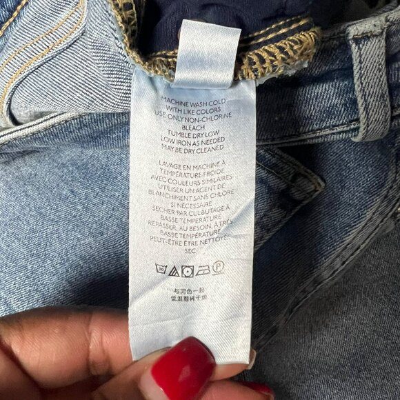 🟣🟣🟣 FREE PEOPLE "We The Free" Raw Hem Skinny High Rise Jeans - Picture 11 of 12